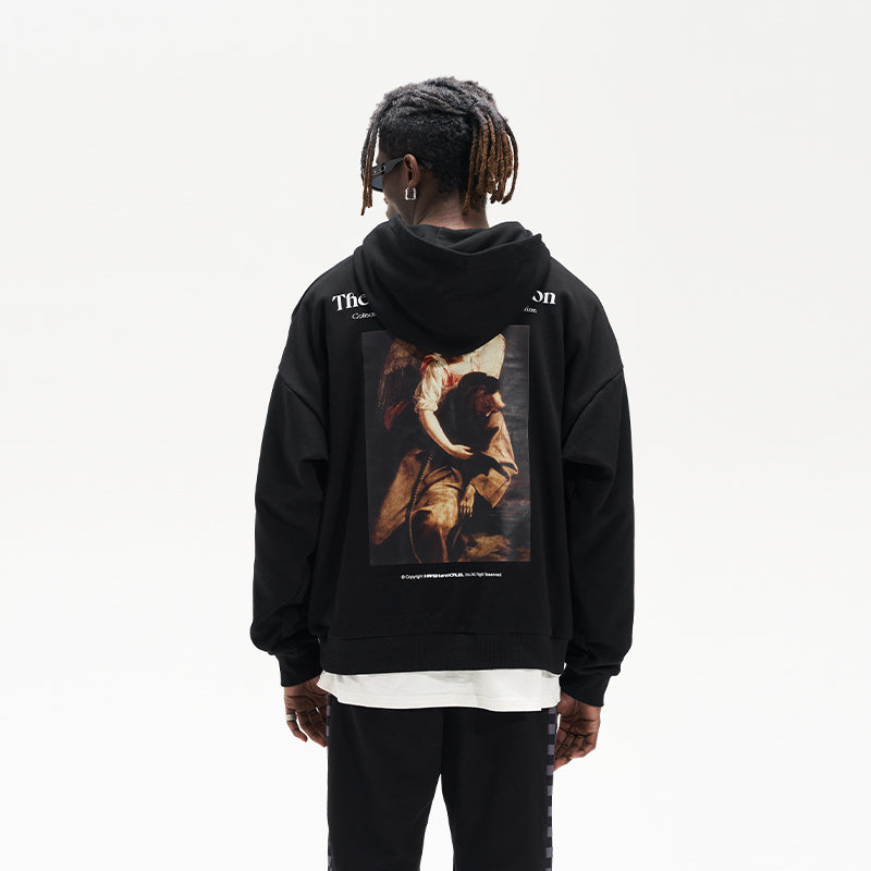 Angelic Appearence Printed Hoodie