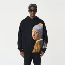 Load image into Gallery viewer, The Girl With The Pearl Earring Printed Hoodie
