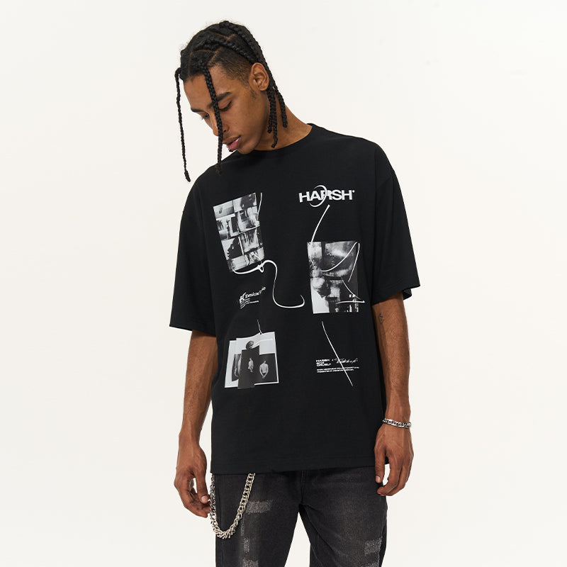 Pictures Decoupage Printed Tee