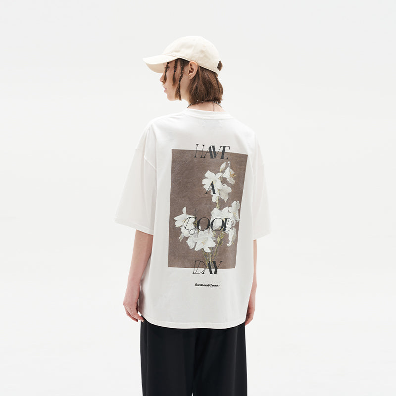 Lily Oil Painting Tee