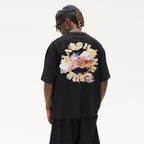 Oil Painting Paradise Circle Logo Printed Tee