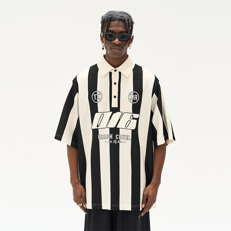 Striped Logo Jersey Shirt