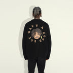 Cartoon Foam Print Sweater