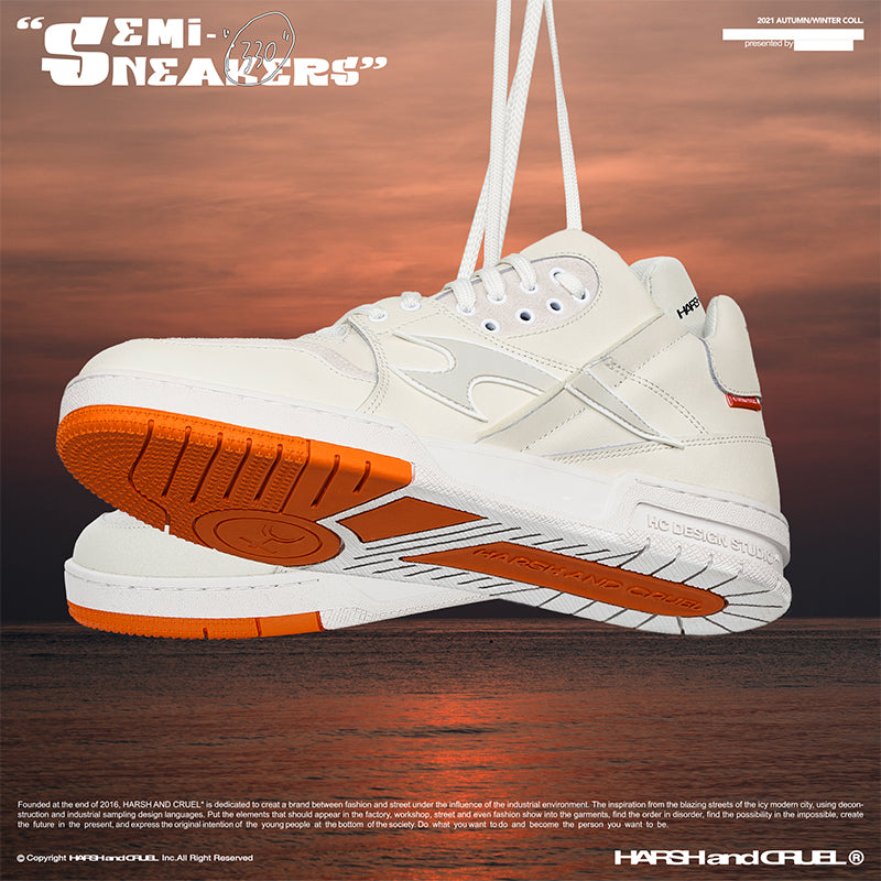 Harsh and Cruel Project *330 Cream Shoes