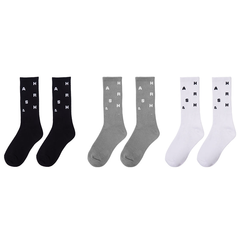 Scattered Logo Socks