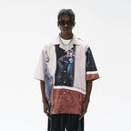 Surrealistic Painting Full Print Cuban Shirt