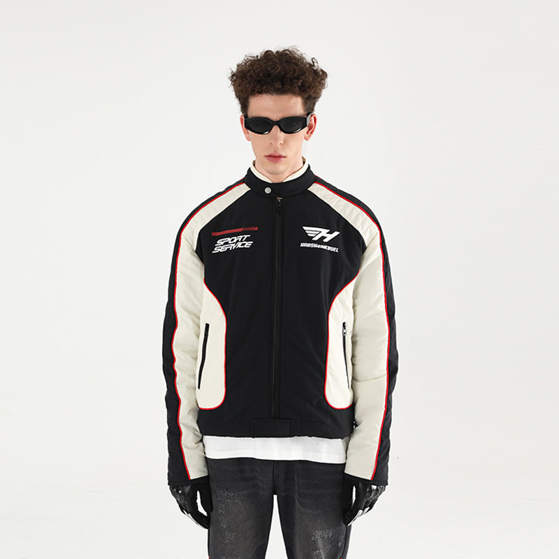 Racing Logo Paneled Jacket