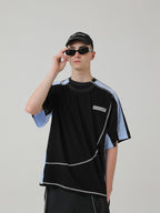 Deconstruction Stitched Logo Tee