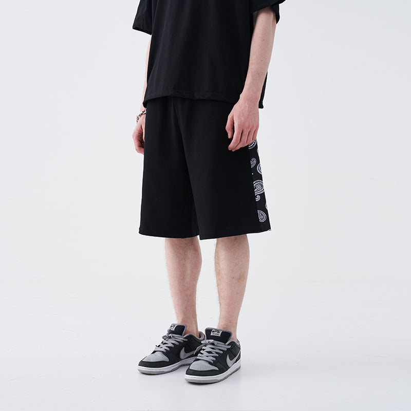 Knitted Drawstrings Logo Shorts