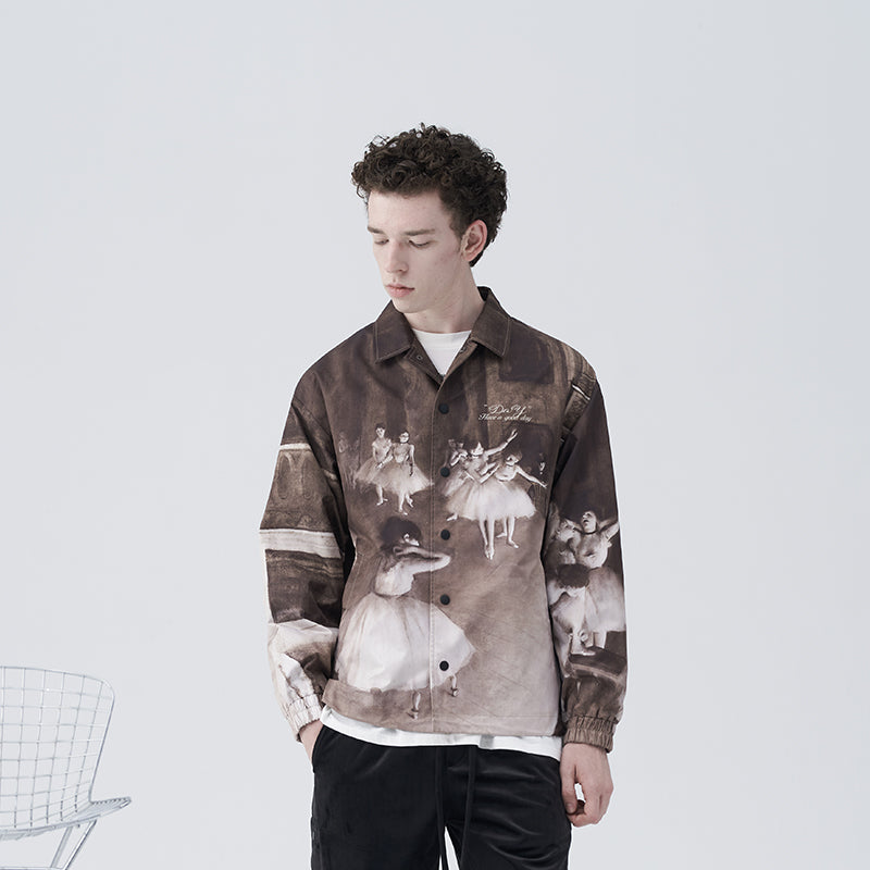 Auditorium Ballet Oil Painting Coach Jacket