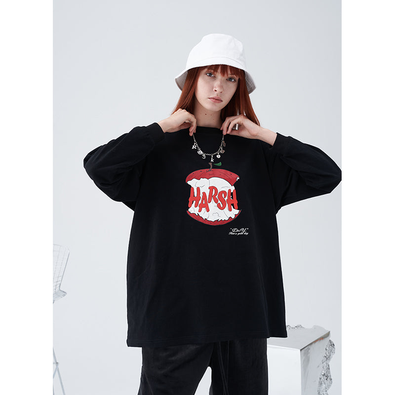 Apple Foam Logo Long Sleeve Tee