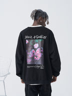 Flowers Photo Sweater