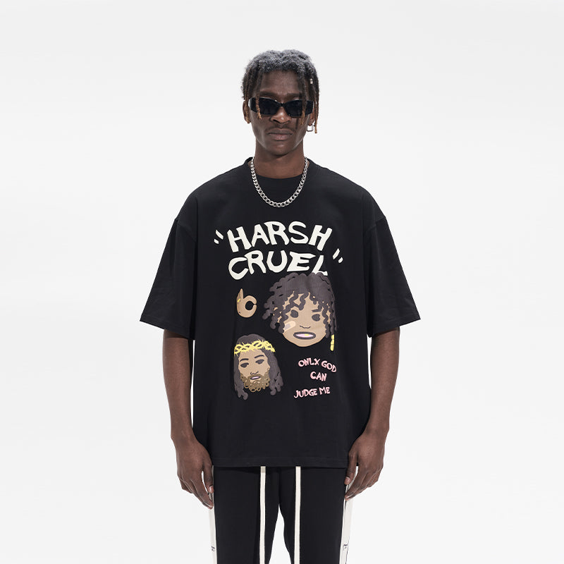 Judge Me Foam Print Tee