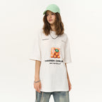 Orange Bag Printed Tee