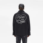 Logo Heart Embroidered Jacket