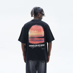 Handpainted Sunset Tee