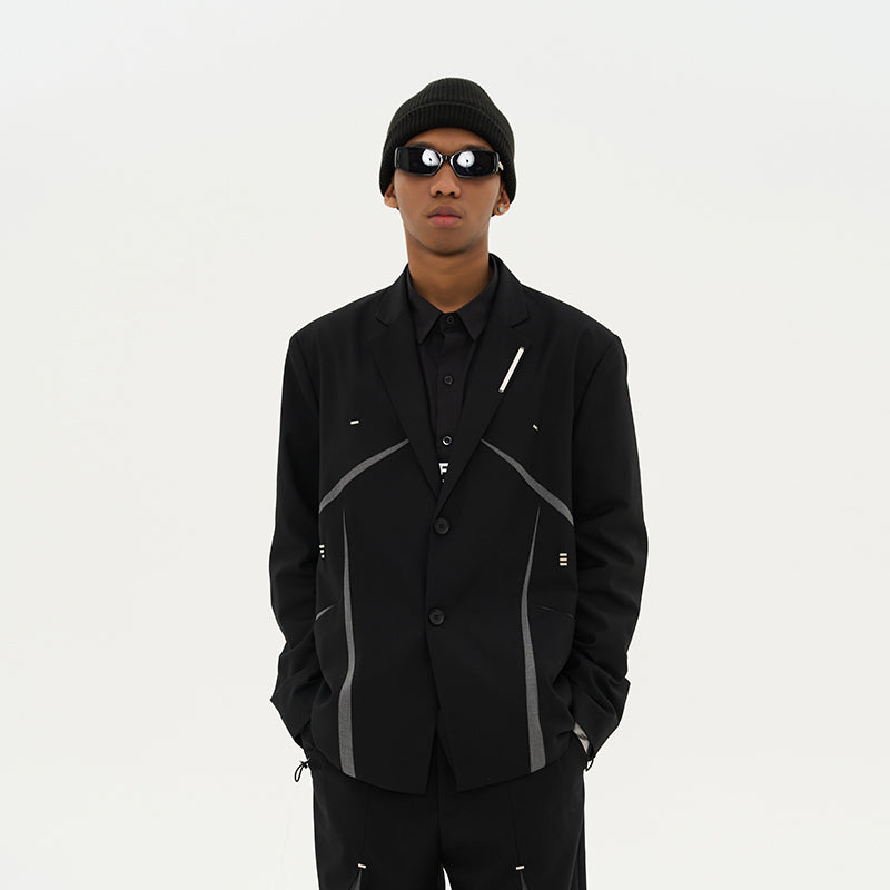 Split Casual Suit Jacket