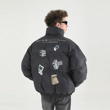 Load image into Gallery viewer, Retro Nostalgia Printed Down Jacket
