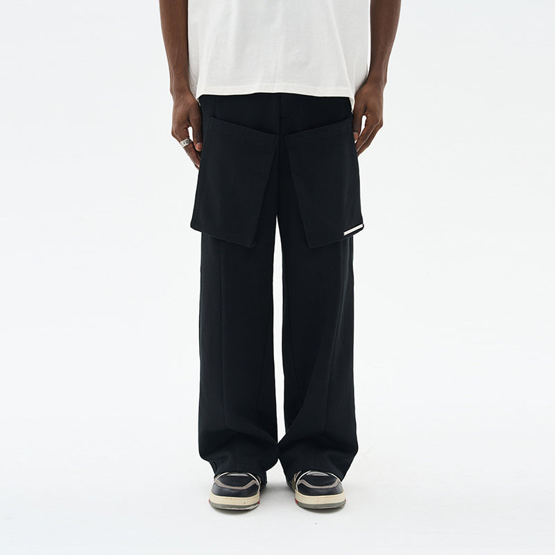 Front Pockets Loose Casual Sweatpants