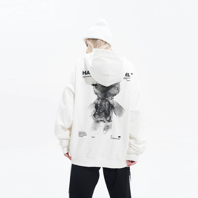 X-Ray Doll Printed Hoodie