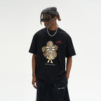 Cartoon Flower Printed Tee