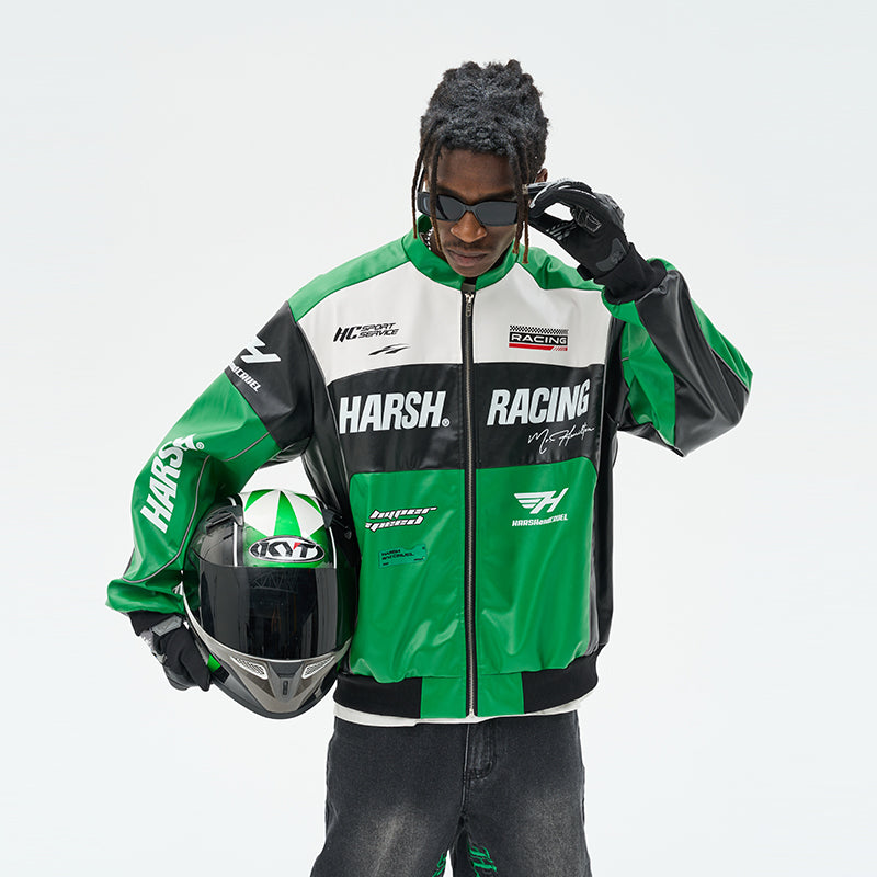 Racing best sale jacket green