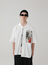 Load image into Gallery viewer, Hollow Asymmetrical Cuban Shirt
