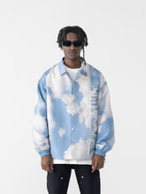 Load image into Gallery viewer, Clouds Printed Coach Jacket
