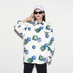 3D Dice Full Print L/S Shirt