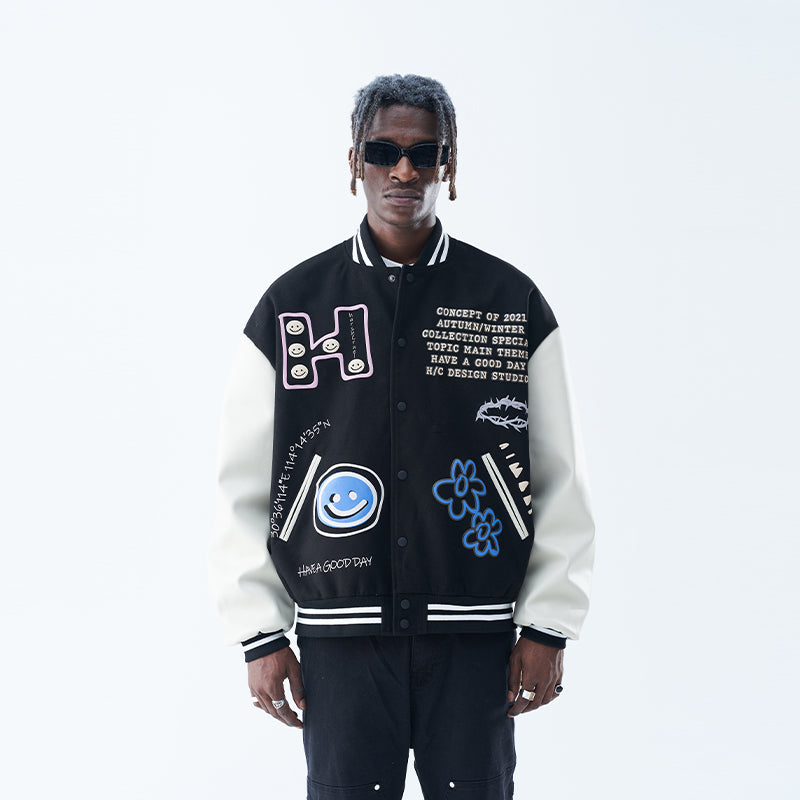 Dancing Skeleton Varsity Jacket
