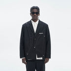 Asymmetric Deconstruction Loose Suit Jacket