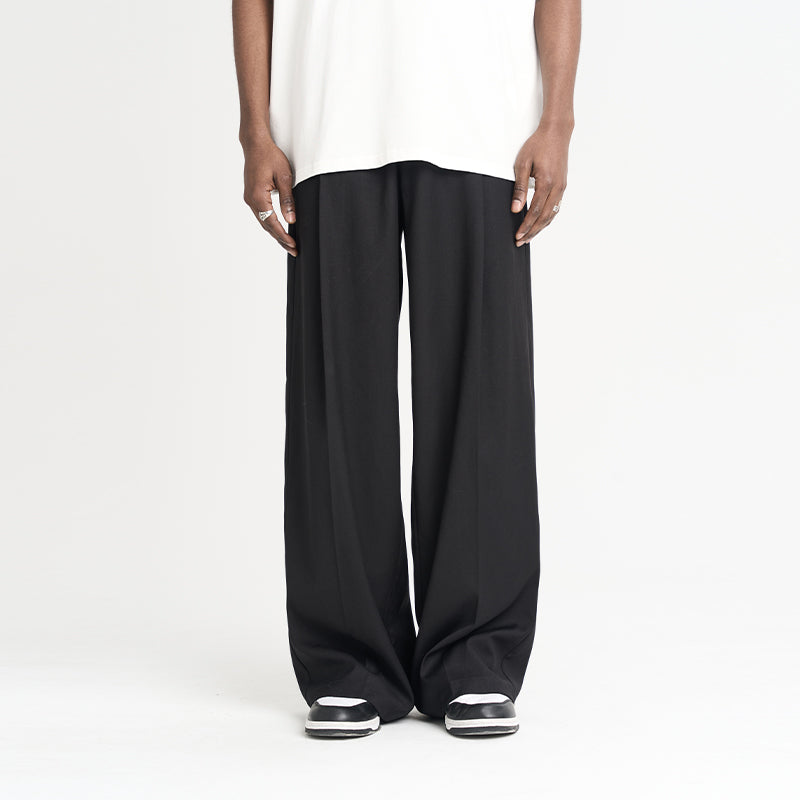 Casual Straight Wide Leg Trousers