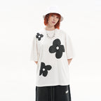 Handpainted Flowers Printed Tee