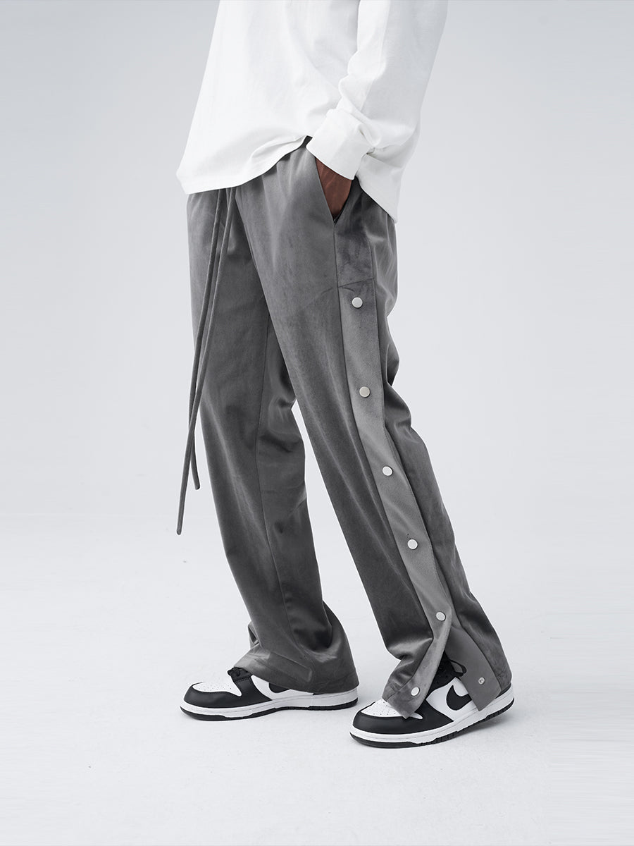 Velvet Breasted Basic Trousers