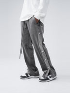 Velvet Breasted Basic Trousers