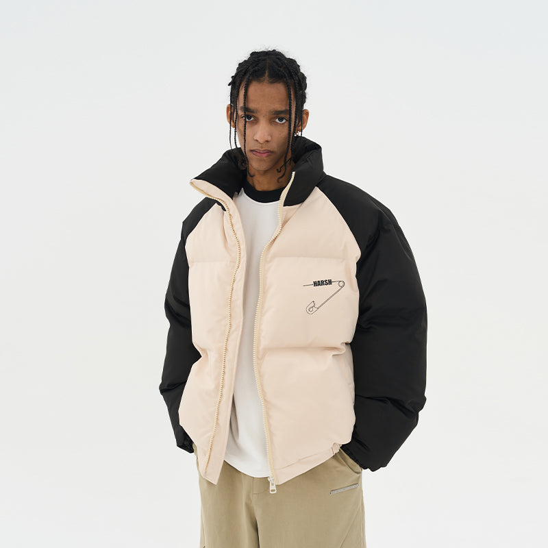 Logo Colorblock Padded Jacket