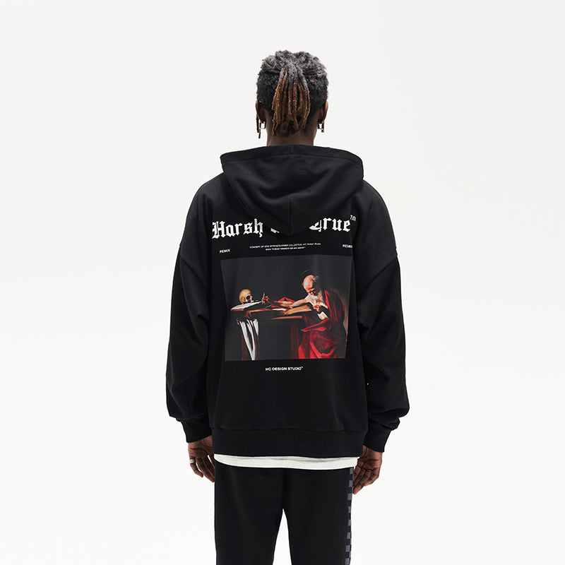 Skull Oil Painting Hoodie