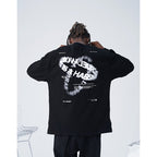 Ring Logo Print Long Sleeved Tee