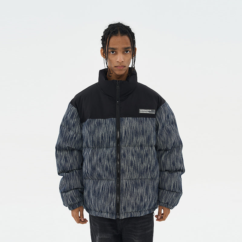 Custom Denim Padded Down jacket
