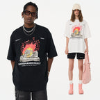 House On Flame Printed Tee