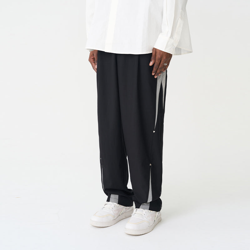 Deconstructed Silhouette Suit Trousers