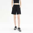High Waist Logo Shorts