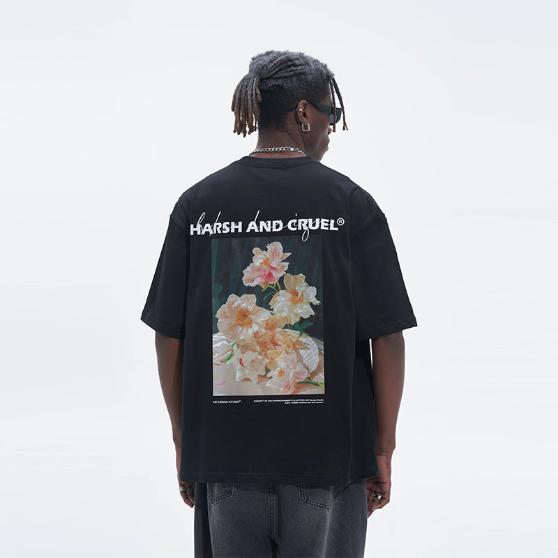 Floral Oil Painting Tee