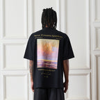 Sunset Oil Painting Logo Tee