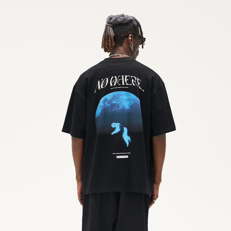 Floating Astronaut Printed Tee