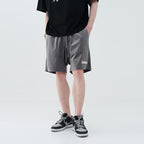 Logo Velvet Shorts