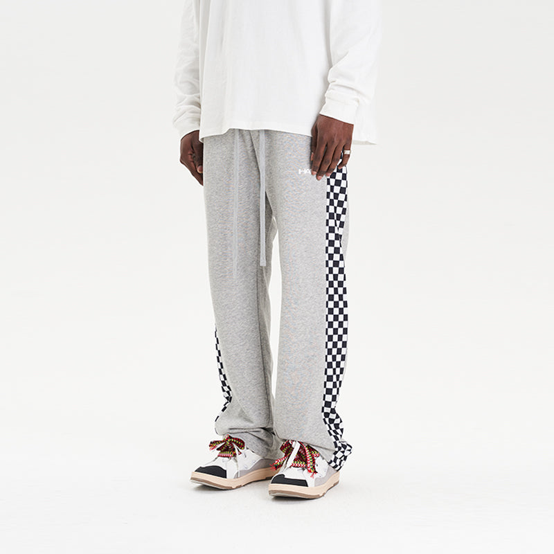 Checkerboard Stripes Sweatpants