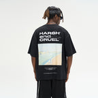 Retro Waterway Oil Painting Tee