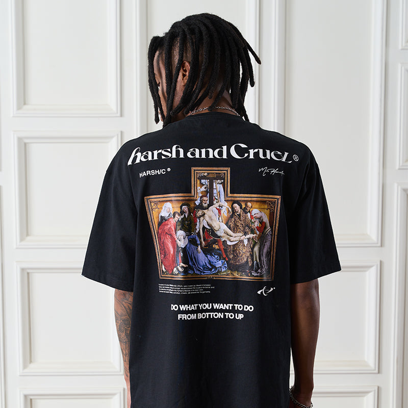 Medieval Oil Painting Logo Tee