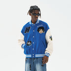 Eight Ball Vinile Embroidered Varsity Jacket